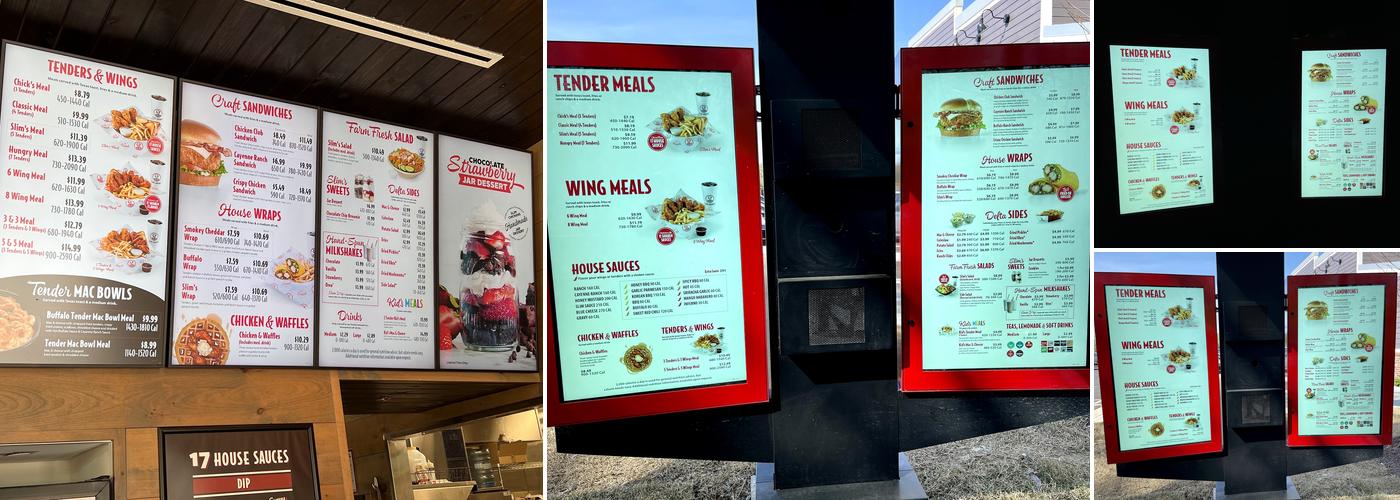 Slim Chickens Menu