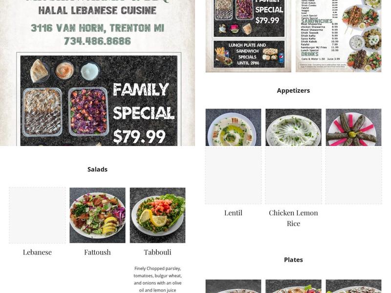 Mr Shawarma & Bbq Menu