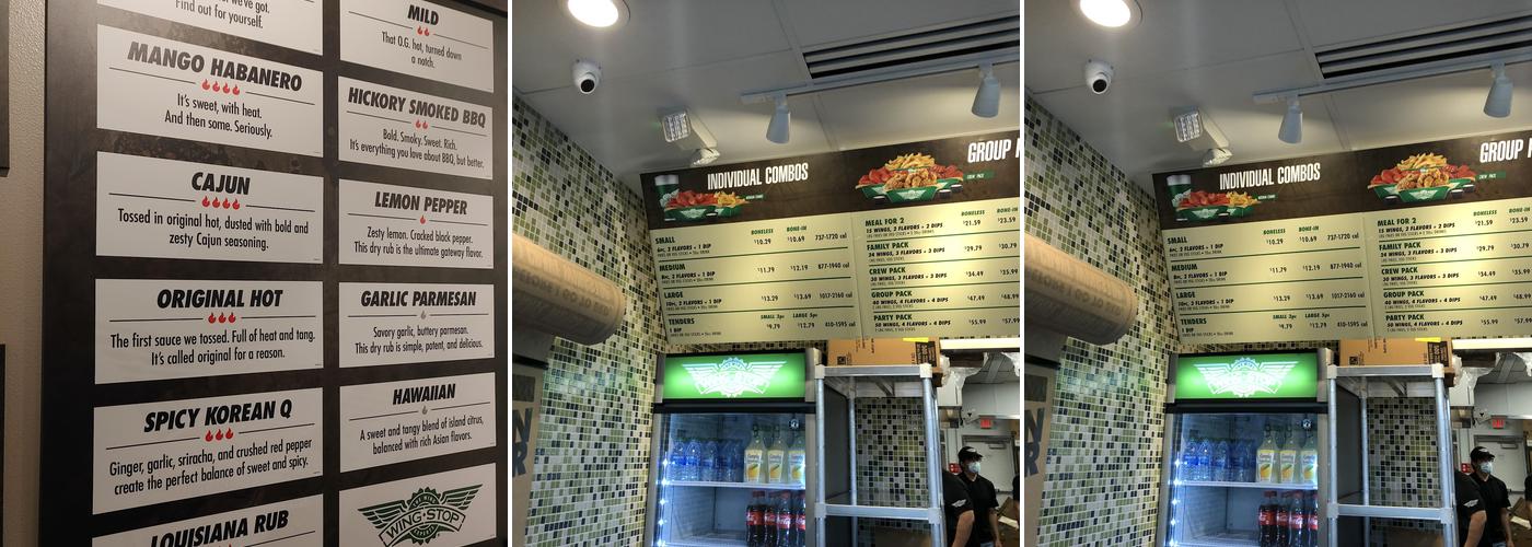 Wingstop Menu