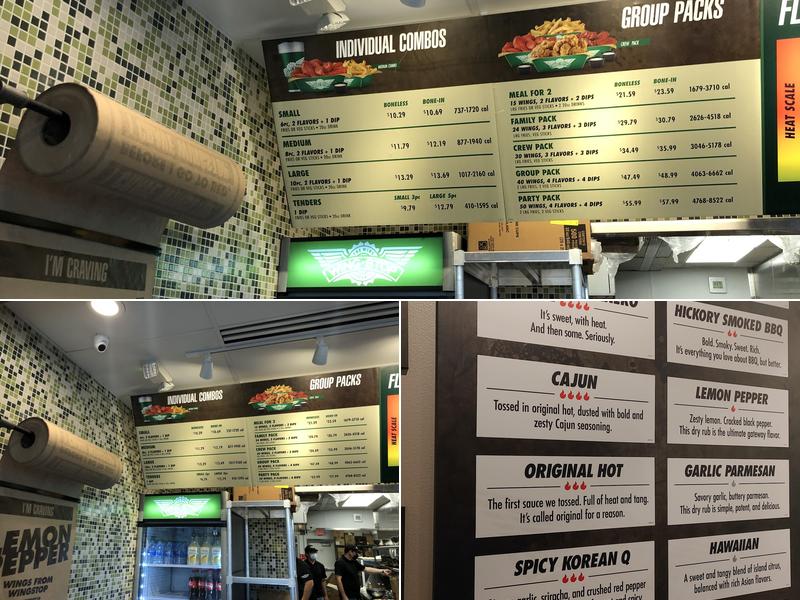 Wingstop Menu