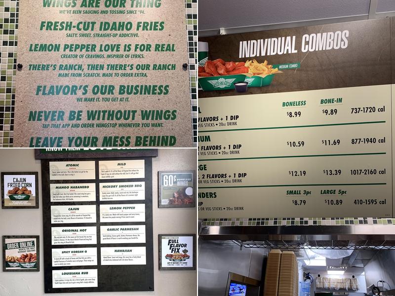 Wingstop Menu