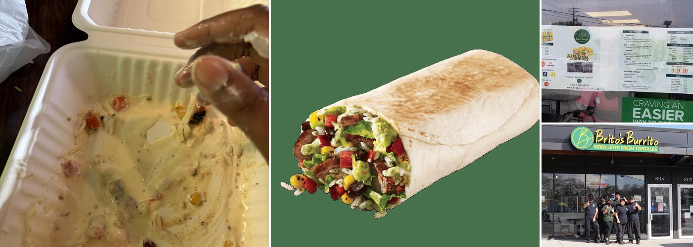Brito's Burrito Menu