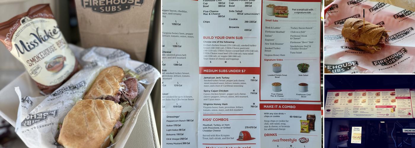 Firehouse Subs Brentwood Plaza Menu