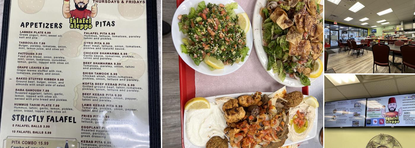 Falafel Aleppo Menu