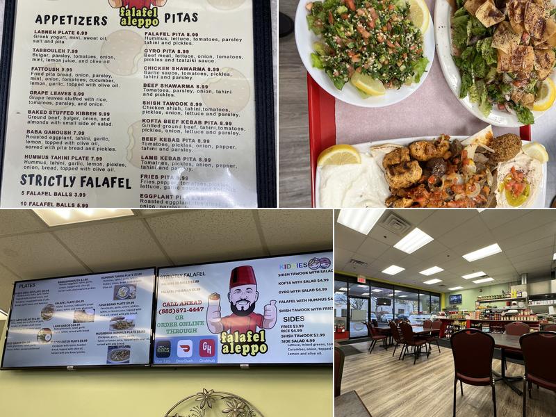 Falafel Aleppo Menu