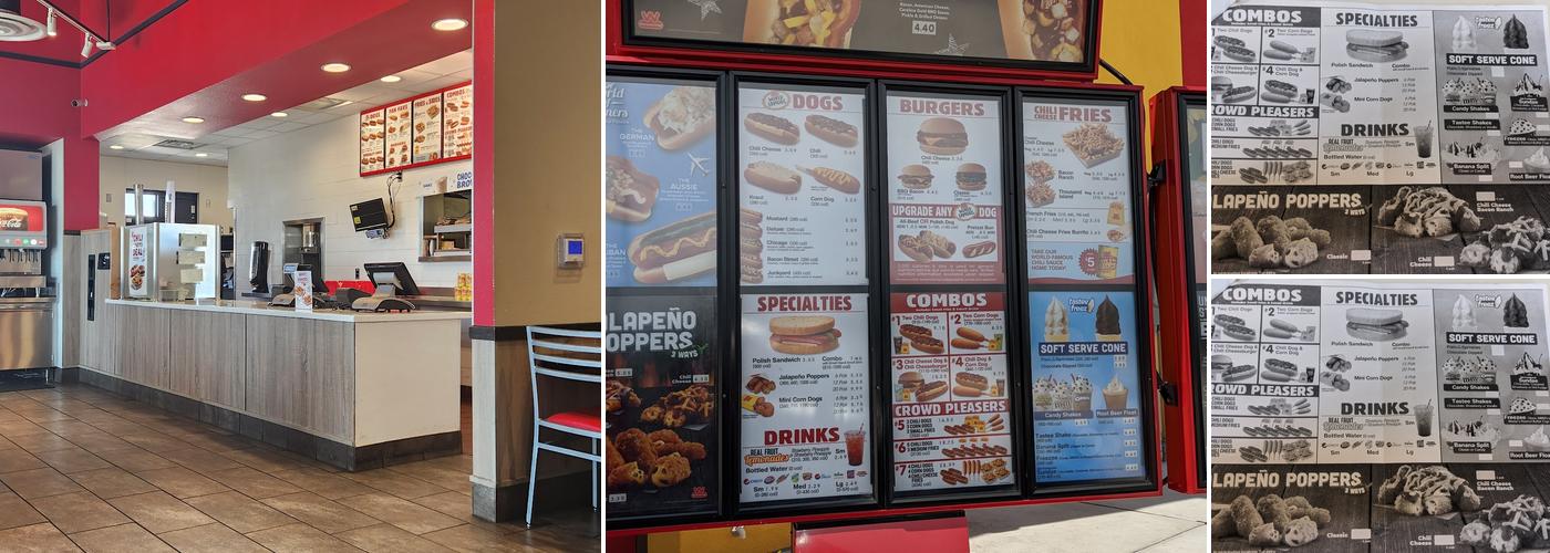 Wienerschnitzel Menu