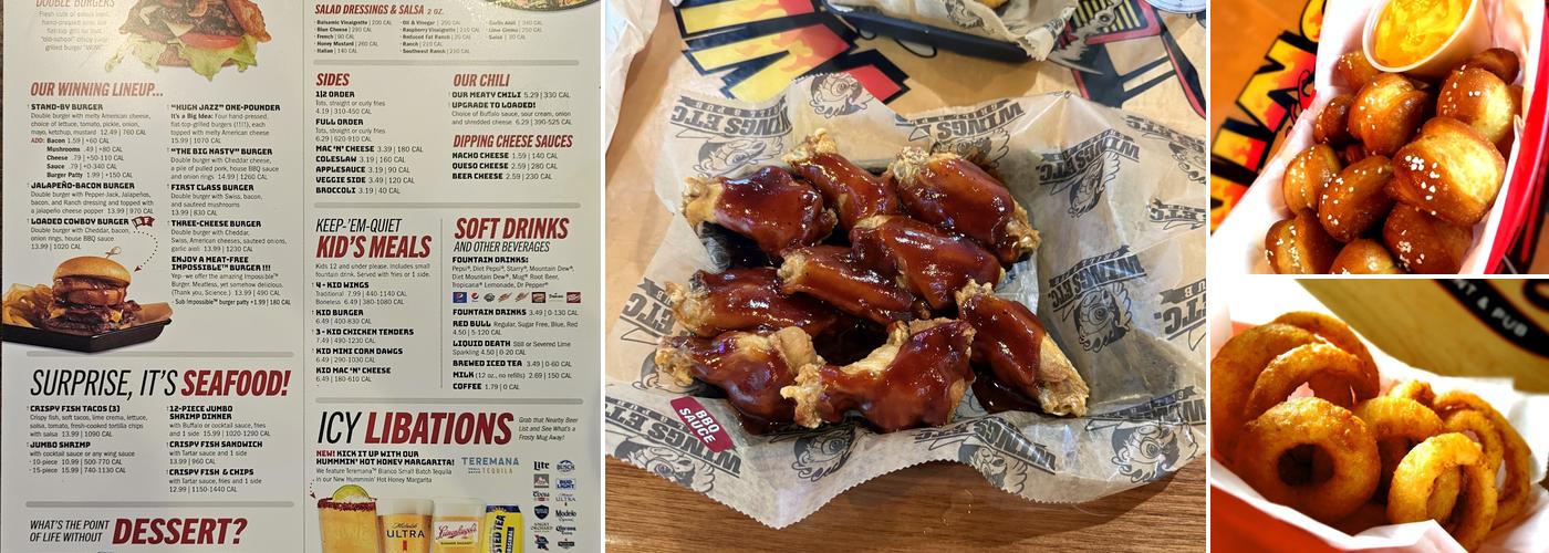 Wings Etc. Menu