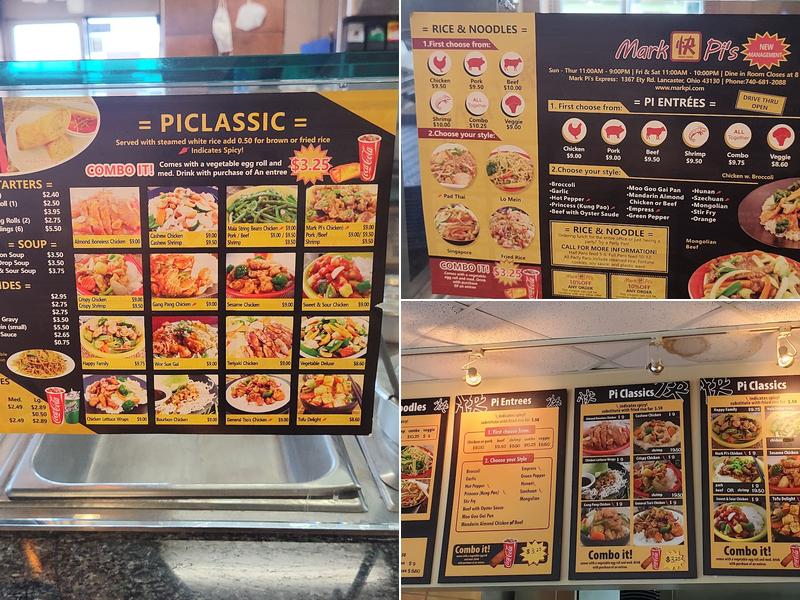 Mark PI'S Express Menu