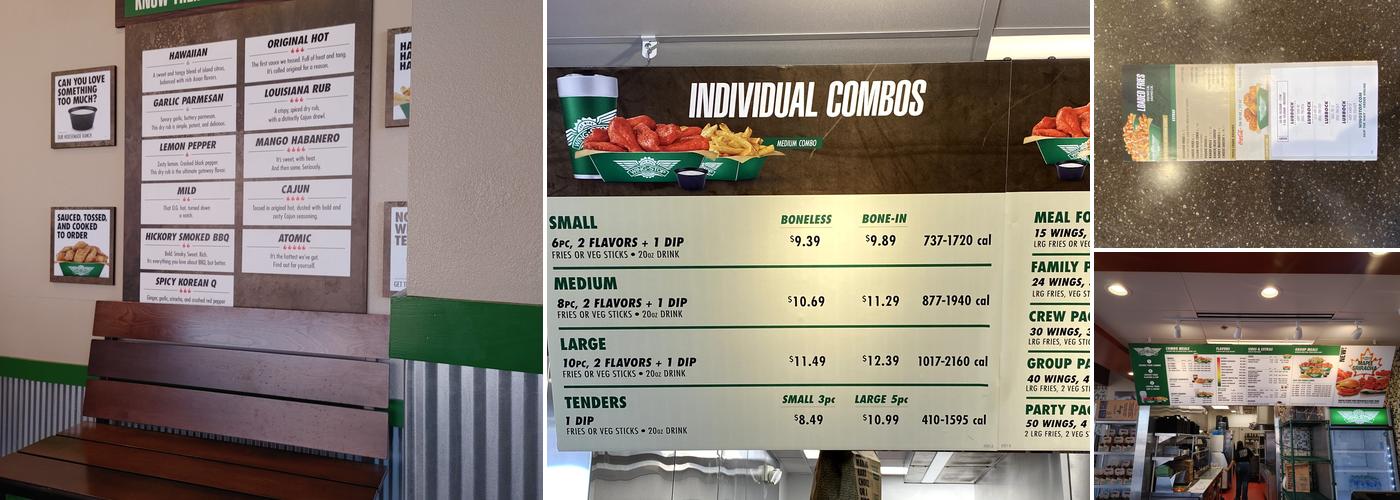 Wingstop Menu