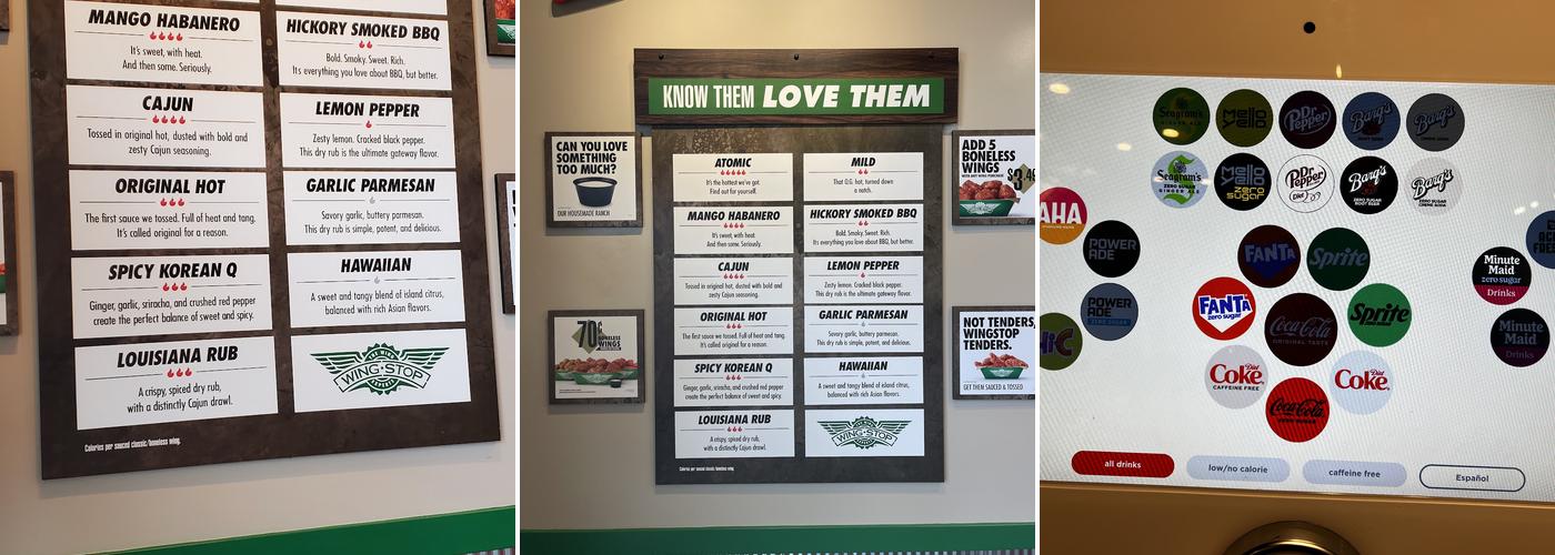 Wingstop Menu
