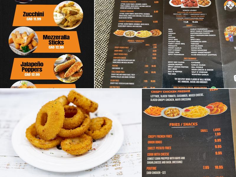 Fried chicken club (st laurent) Menu