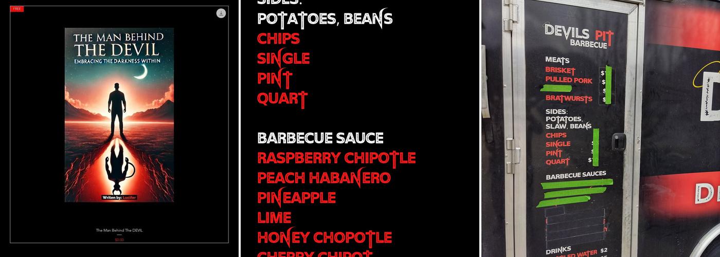 Devils Pit BBQ Menu
