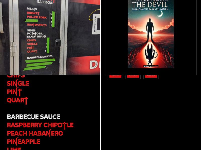 Devils Pit BBQ Menu