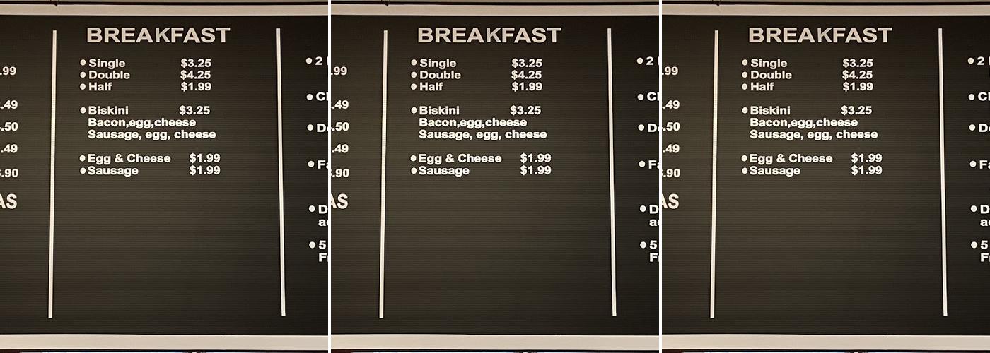 Flying Dogs Menu