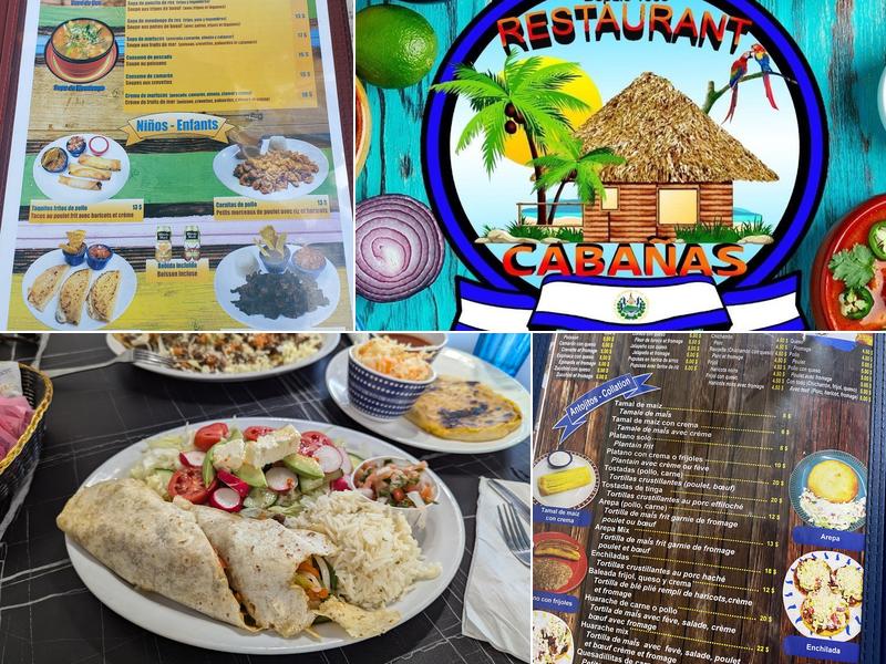 Cabanas Restaurant Et Pupuseria Menu