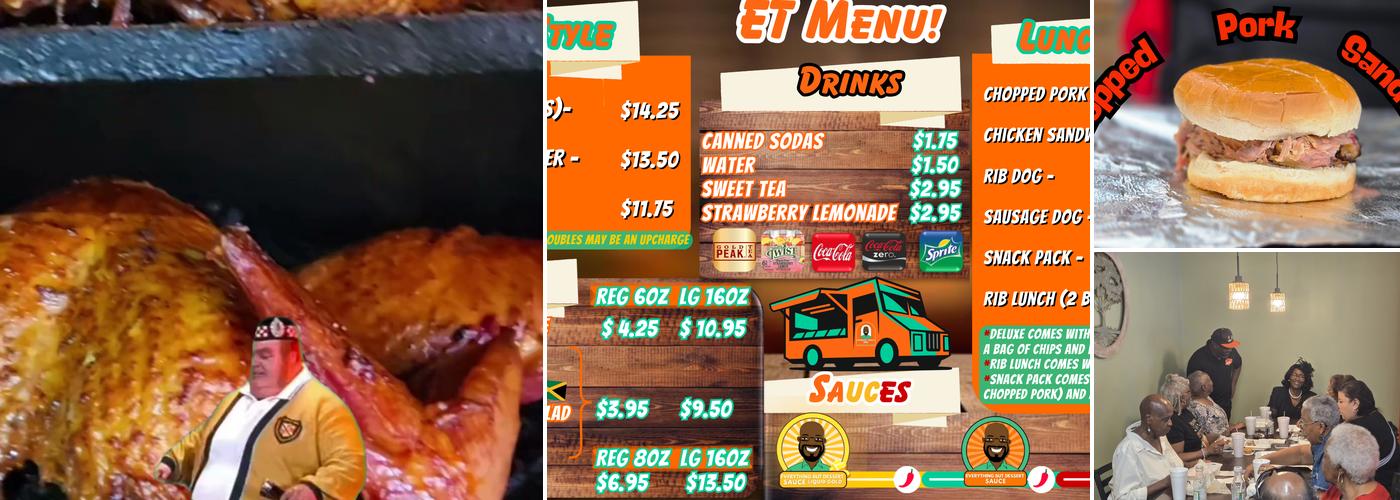 The Emeralds Touch BBQ Menu