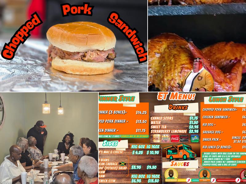 The Emeralds Touch BBQ Menu