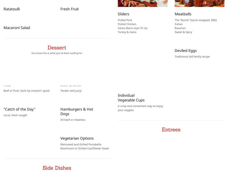 Big Mann BBQ Menu