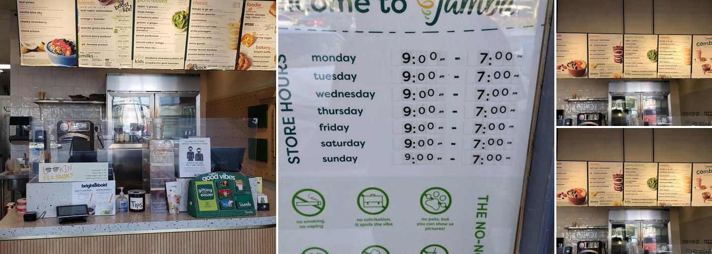 Jamba Menu