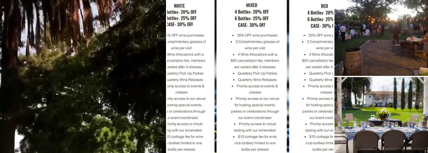 Durst Winery & Estate Menu