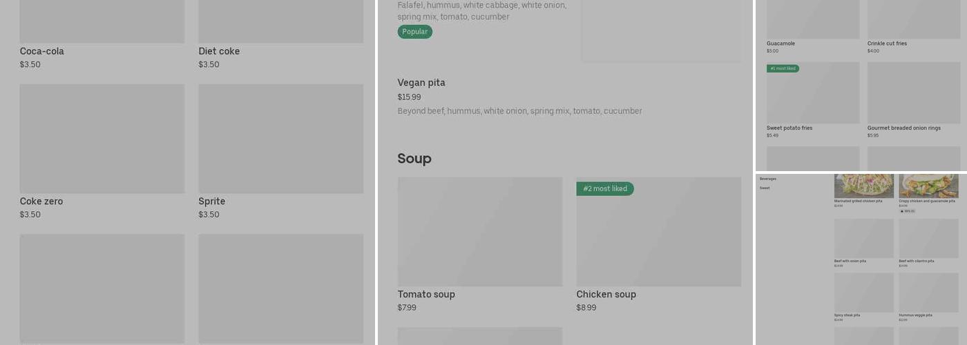 Chicks Menu