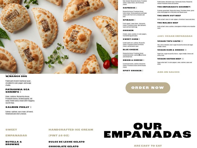 The Empanada's Downtown Miami Menu
