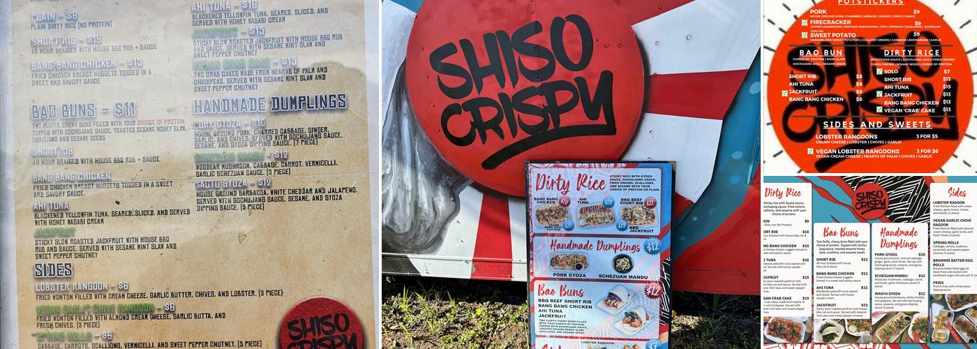 Shiso Crispy Pinellas Park Menu