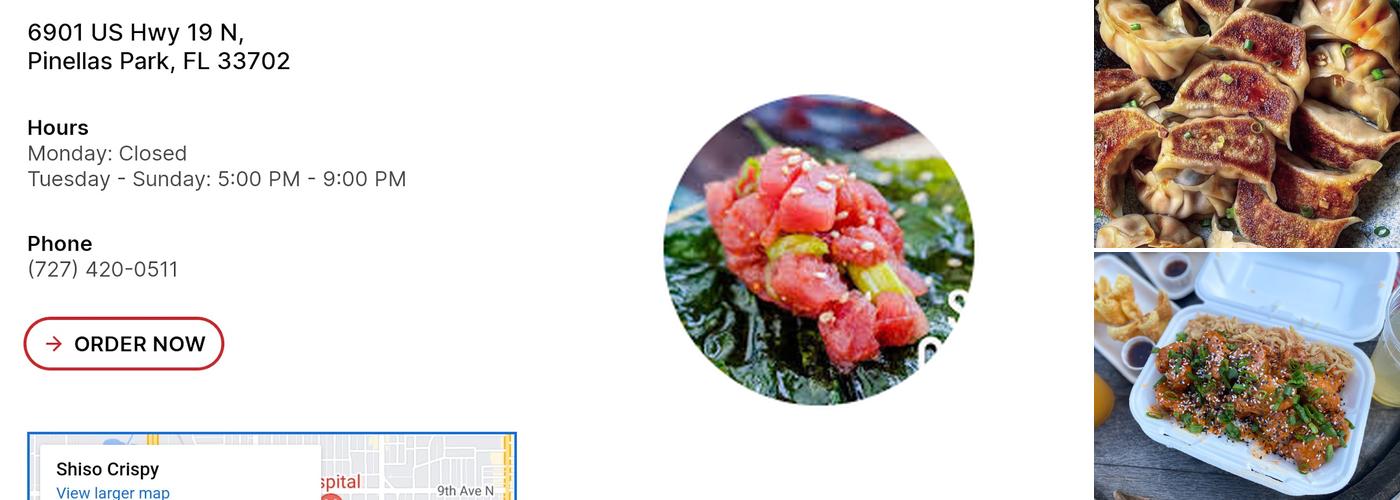 Shiso Crispy Pinellas Park