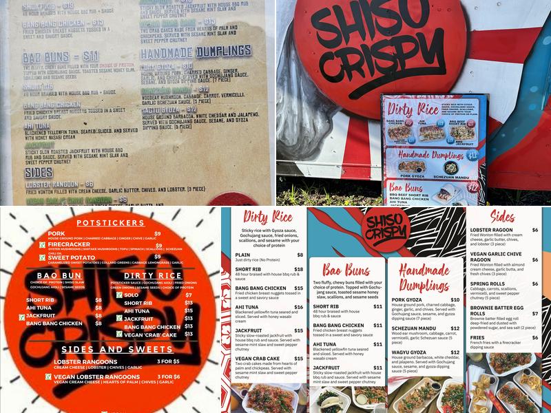 Shiso Crispy Pinellas Park Menu