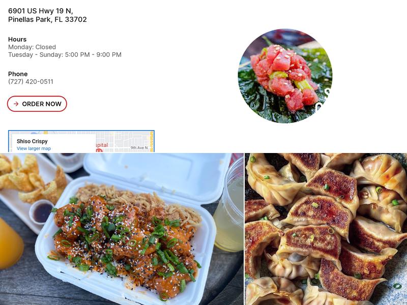 Shiso Crispy Pinellas Park