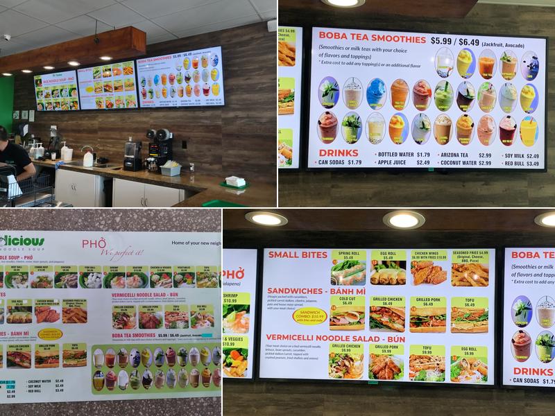 Pholicious Menu
