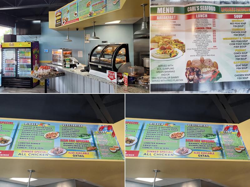 Little Ochi Carl's Seafood Restaurant Menu