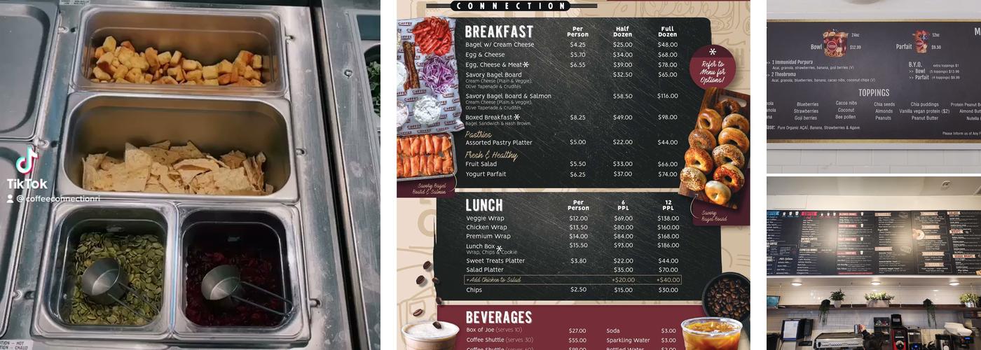 Coffee Connection Providence Menu
