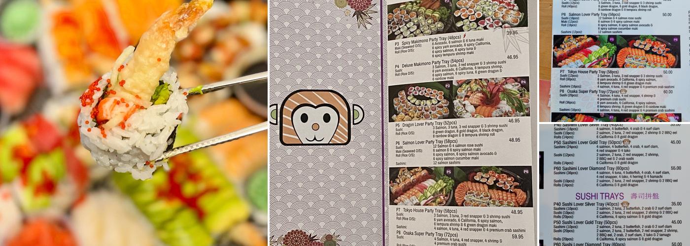 Monkey Sushi Menu