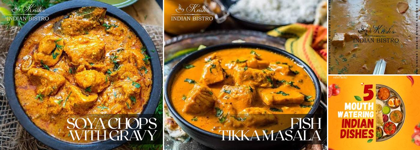 Krish’s Indian Bistro Menu