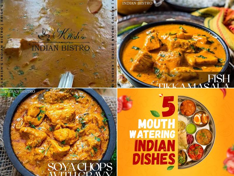 Krish’s Indian Bistro Menu