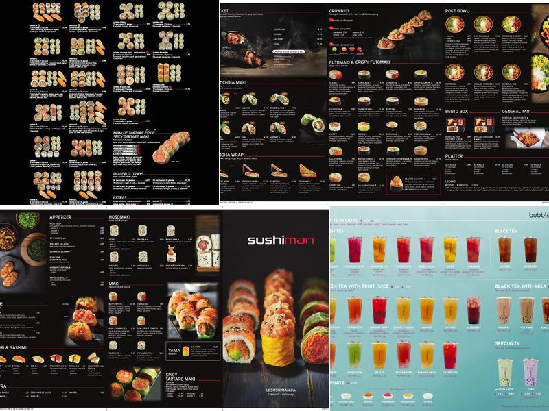 Sushiman Menu