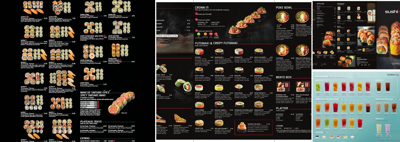 Sushiman Menu
