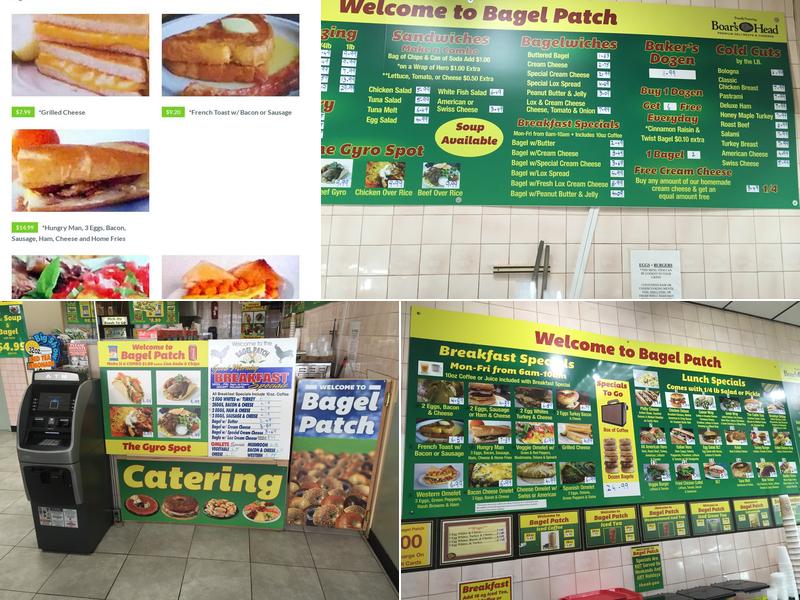 Bagel Patch Menu