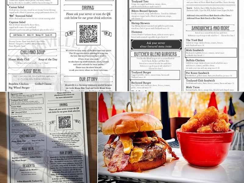 The Miamiville Trailyard Menu