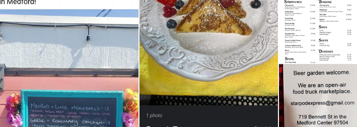 Star Food Truck Marketplace Menu