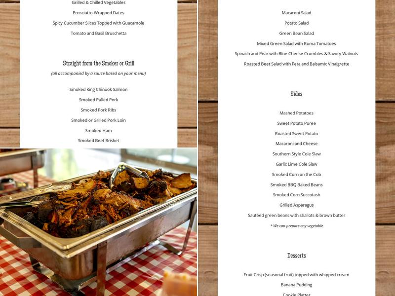 Mississippi Delta BBQ Catering Menu