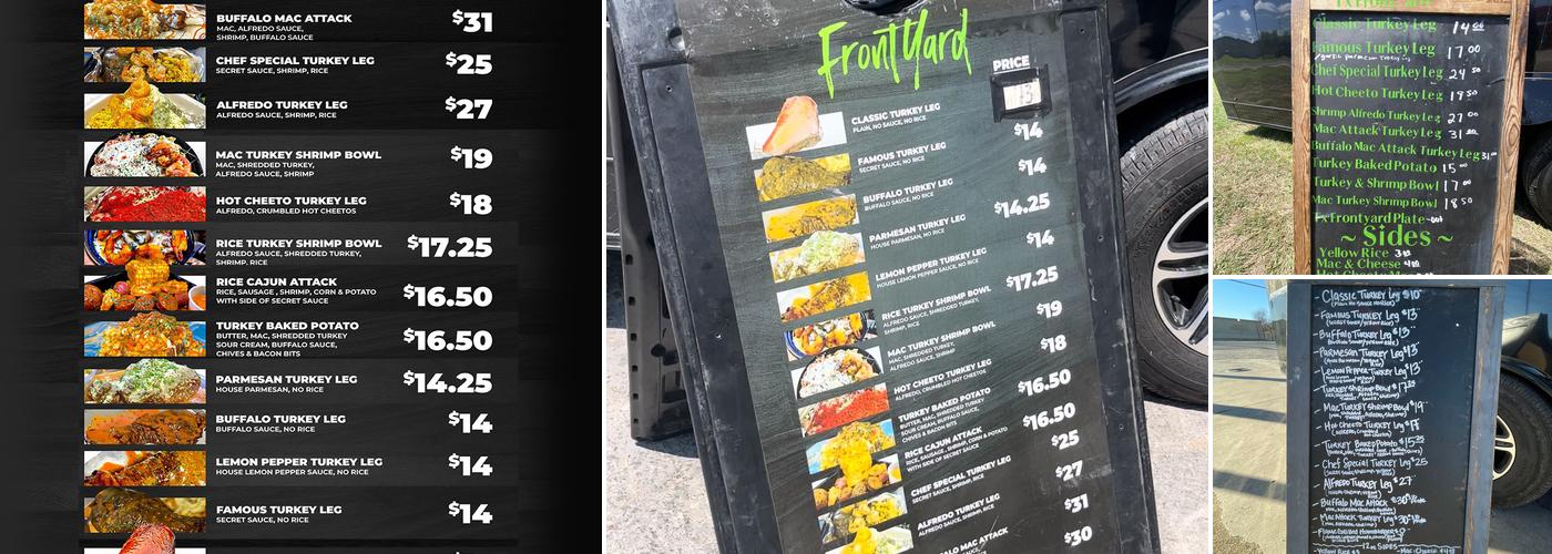 Tx Front Yard BBQ Menu