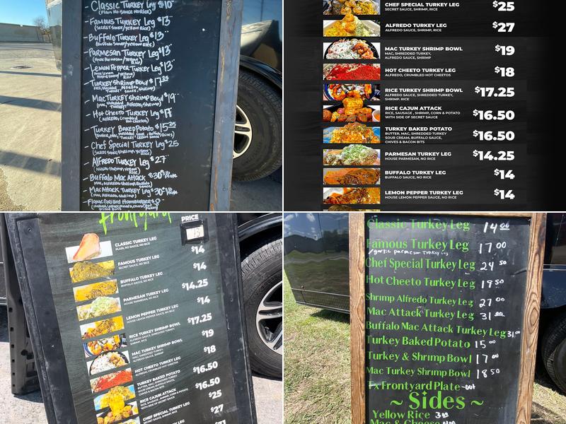 Tx Front Yard BBQ Menu