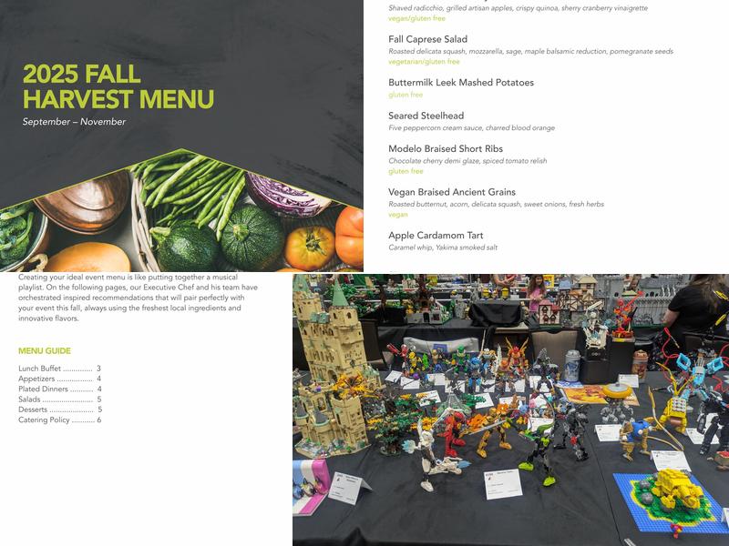 Meydenbauer Center Menu