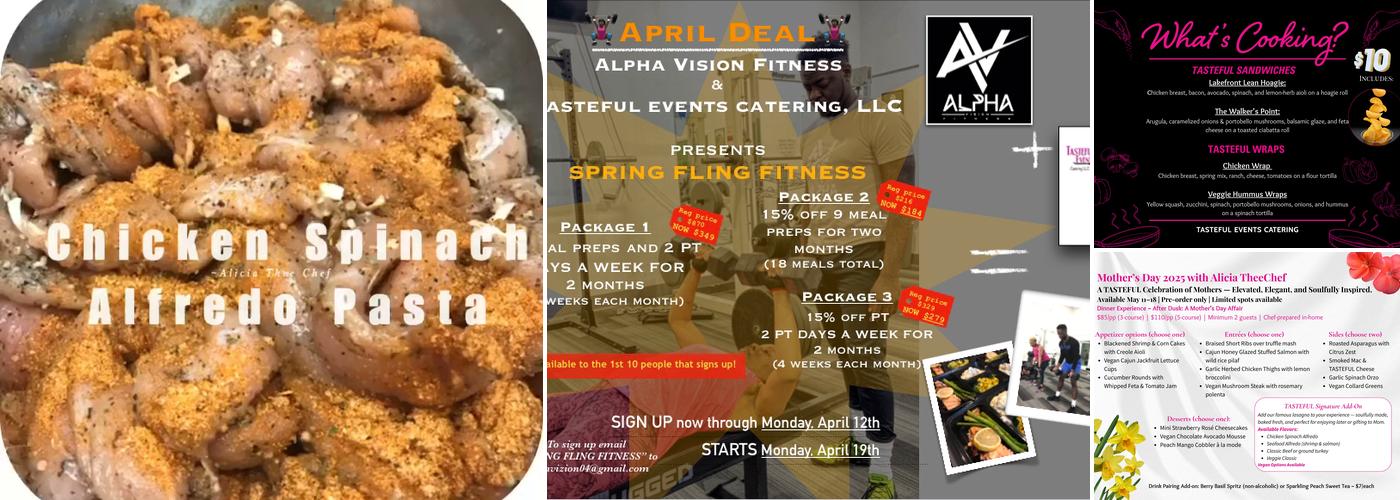 Tasteful Events Catering, LLC Menu