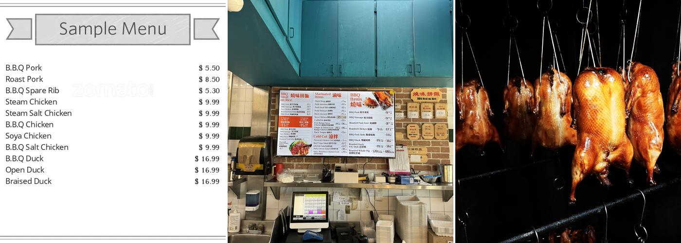 New Sam PO Meat & BBQ Ltd Menu