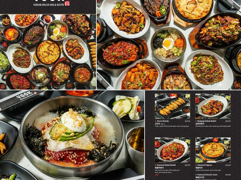 Yook Korean Grilled BBQ & Bistro (육 코리안 바베큐) Menu