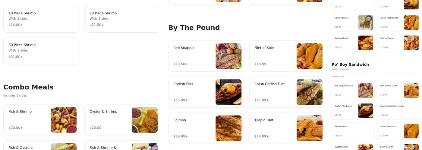 Fish Bone Menu