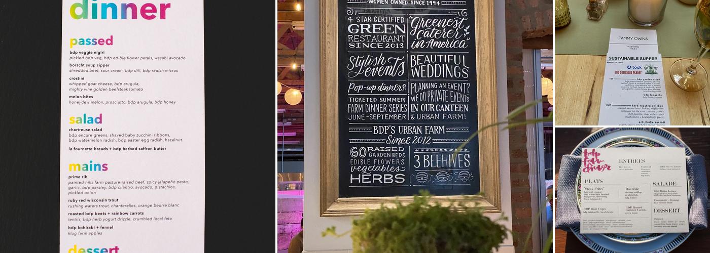 Big Delicious Planet Menu